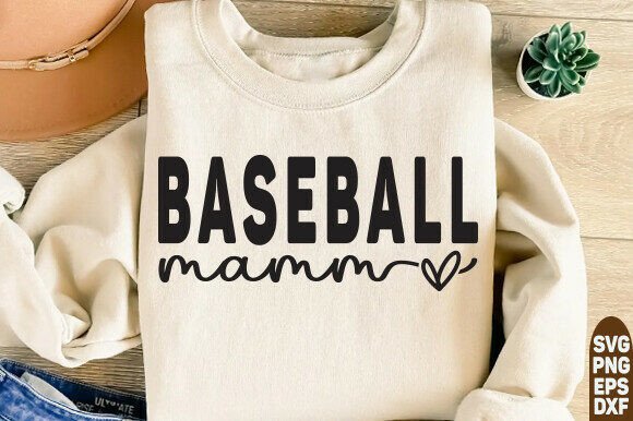 Baseball Mom SVG PNG: A Versatile Graphic for T-Shirt Designs