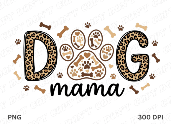 Dog Mama Png: A Playful Graphic Design Asset for Local Business Branding