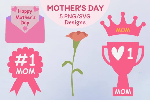 Mother’s Day Awards Graphic Bundle for Crafts and Local Business Branding
