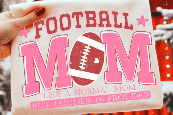 Retro Football Mom SVG: A Bold Graphic Design Asset for Local Business Branding