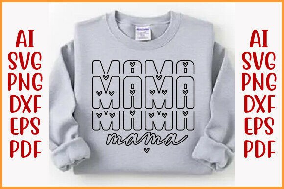 Retro Mama Svg: A Nostalgic Design with Modern Embroidery Potential