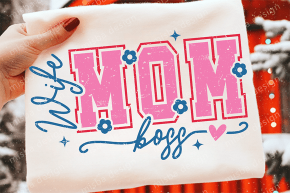 Retro Mom Wife Boss SVG PNG: A Versatile Graphic Design Asset for T-Shirt Designs