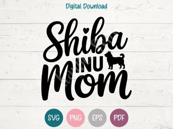 Shiba Inu Mom SVG Design: A Versatile Graphic for Bloggers and Content Creators