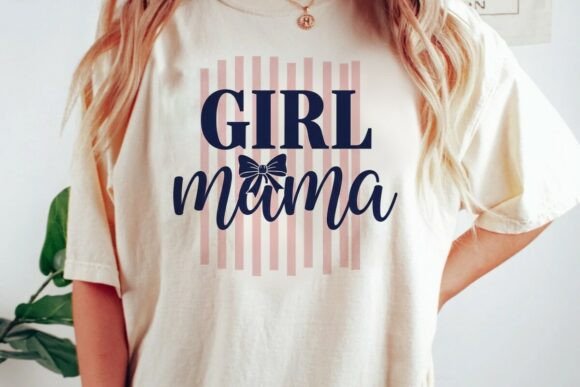 Striped Coquette Girl Mama Svg Mom SVG Review for Real Projects