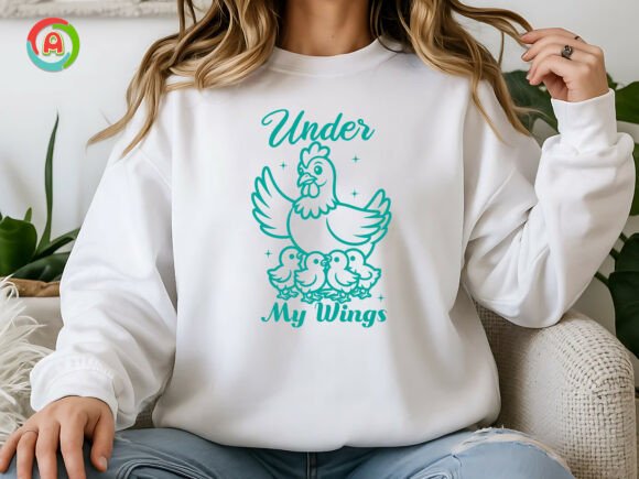 Under My Wings, Cute Chicken Mom SVG Review for Real Projects